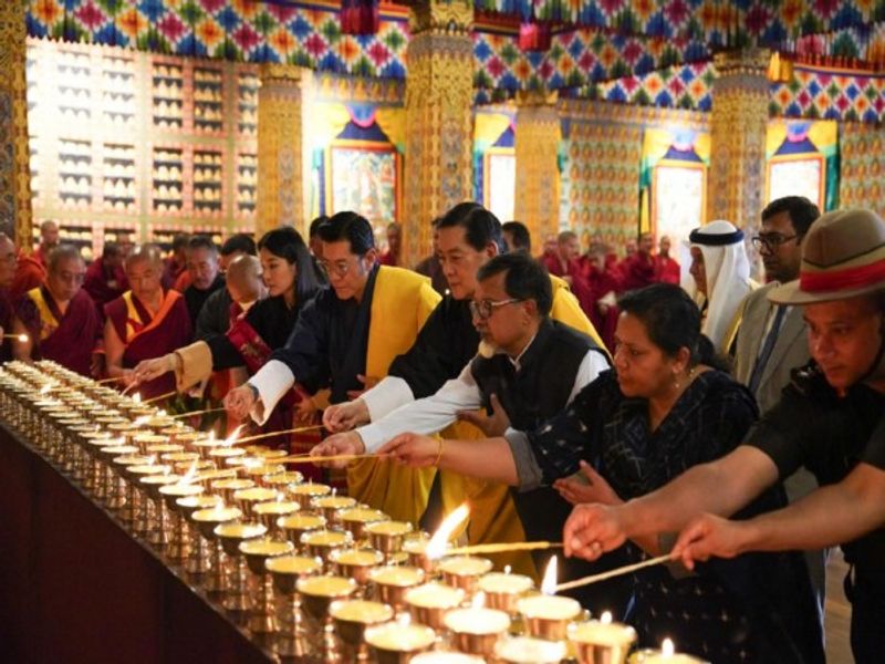 Bhutan King, Queen and fourth Druk Gyalpo attend prayer ceremony in memory of Air India plane crash victims