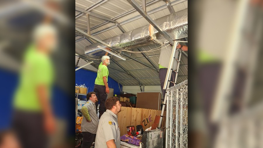 Business helps Kanawha County animal rescue expand kennels