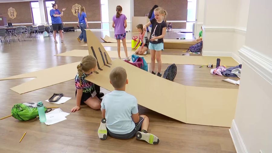 Cardboard boat race in Huntington doubles as learning experience