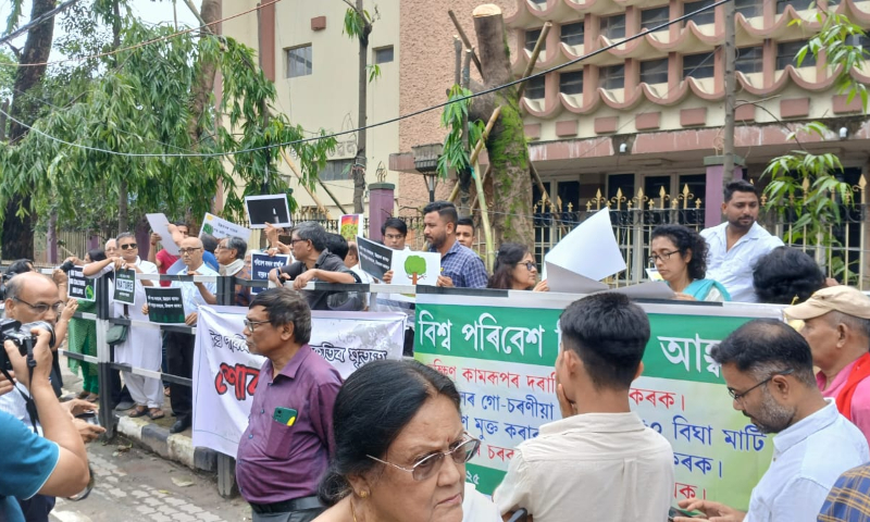 Concerned citizens protest state's 'nature destruction' in Guwahati