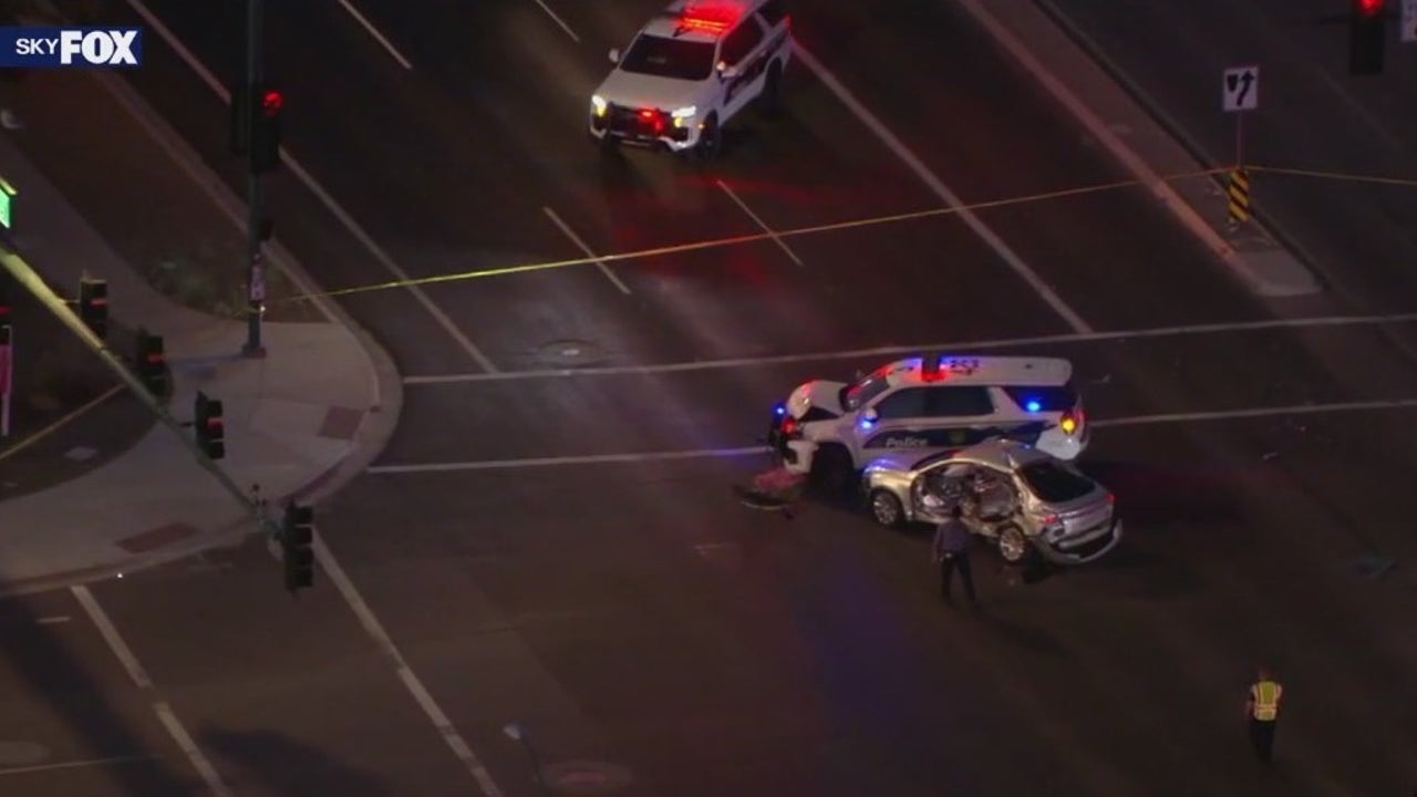 Crash involving Phoenix Police SUV kills a driver, department says