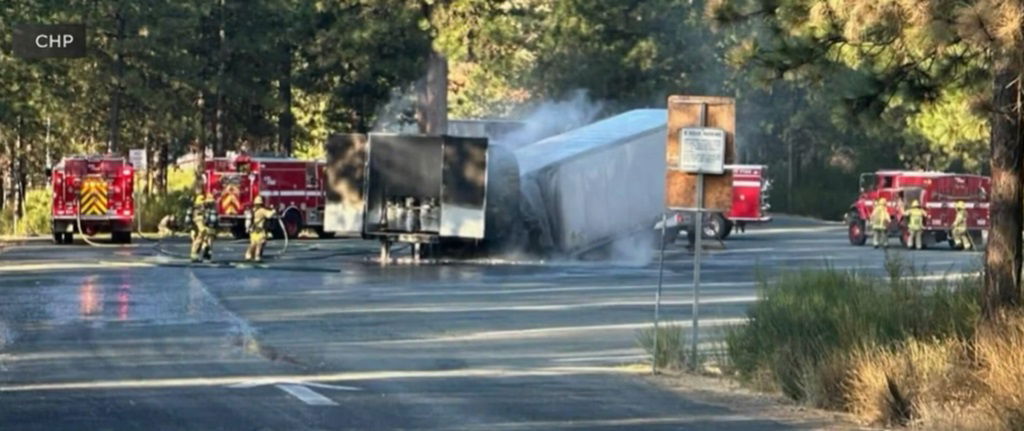 CHP/KOVR via CNN NewsourceThe renewed focus on prevention comes after more than 60 fires last year were linked to failing brake systems.