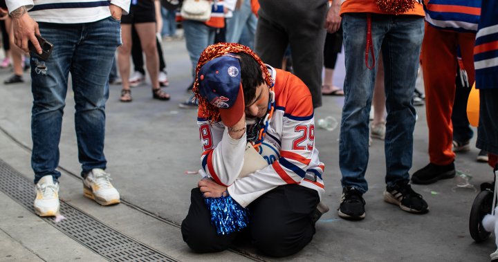Fans sad but supportive as Oilers lose Stanley Cup for 2nd year in a row: ‘Proud of our boys’