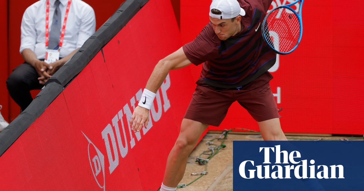 Furious Jack Draper boils over at Queen’s as Jiri Lehecka denies British No 1 | Tennis