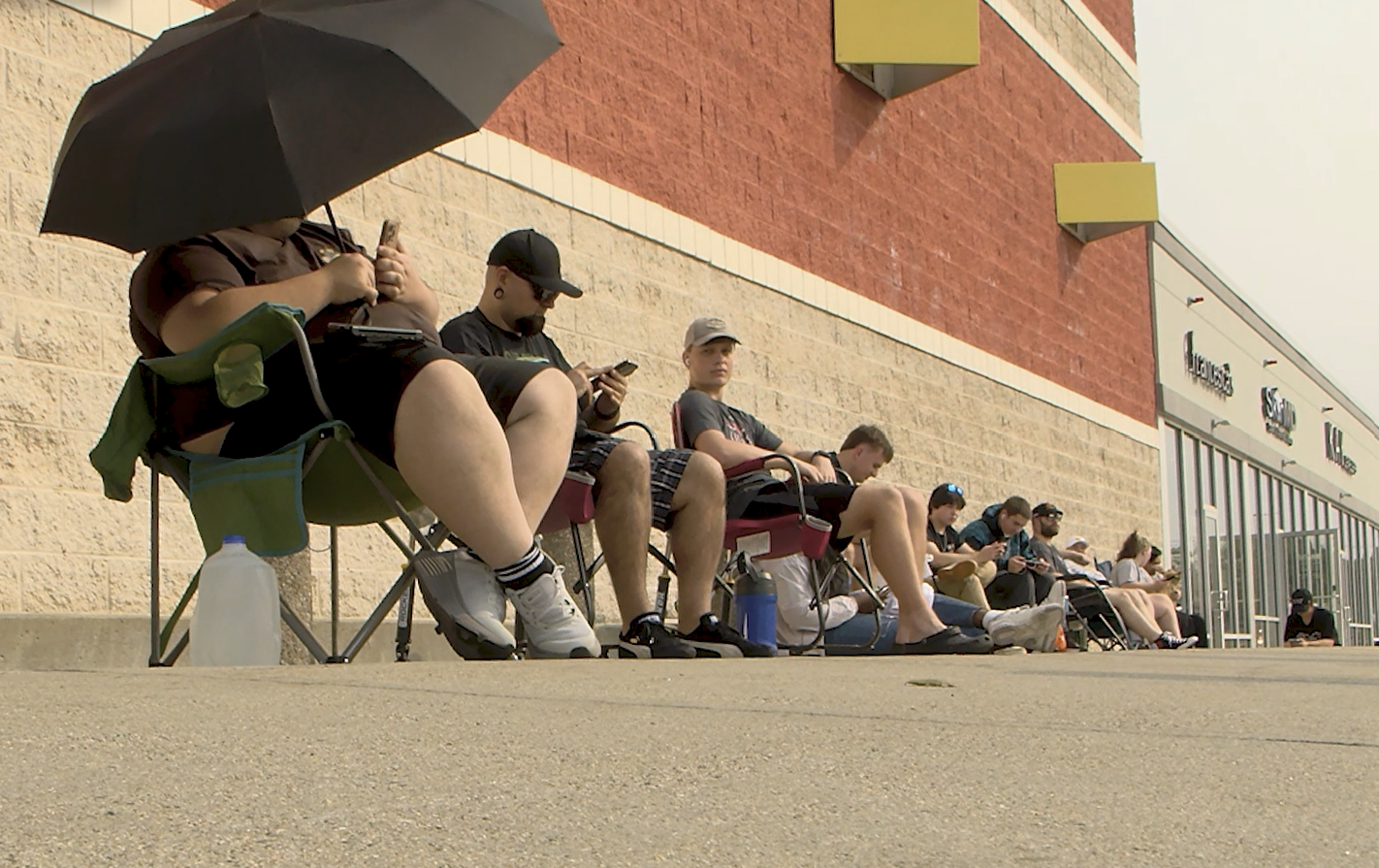 Gamers line up outside stores ahead of Nintendo Switch 2 launch
