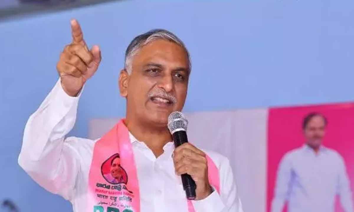 Harish Rao gives presentation on Kaleshwaram, details about the project