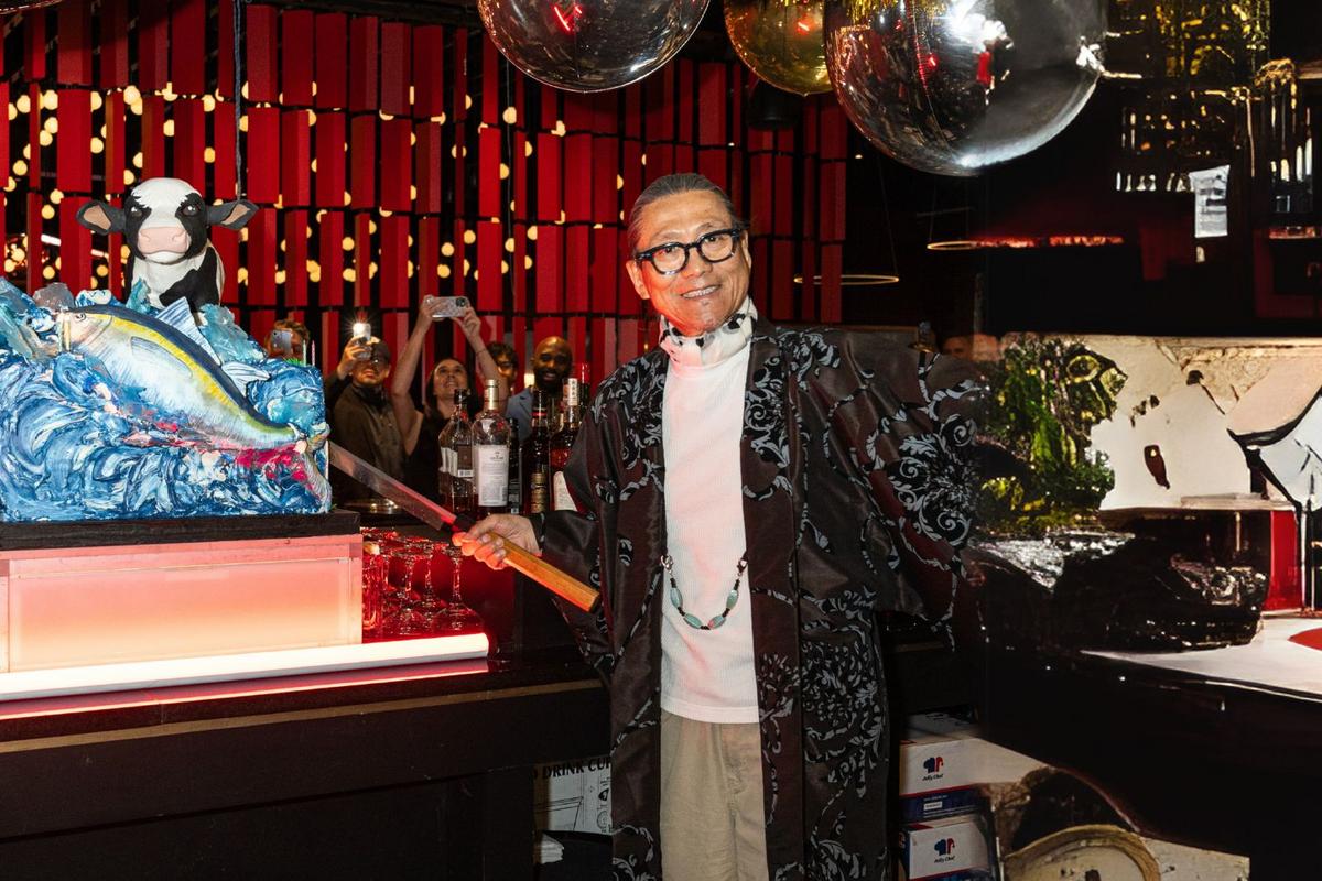Iron Chef Masaharu Morimoto celebrated his 70th birthday