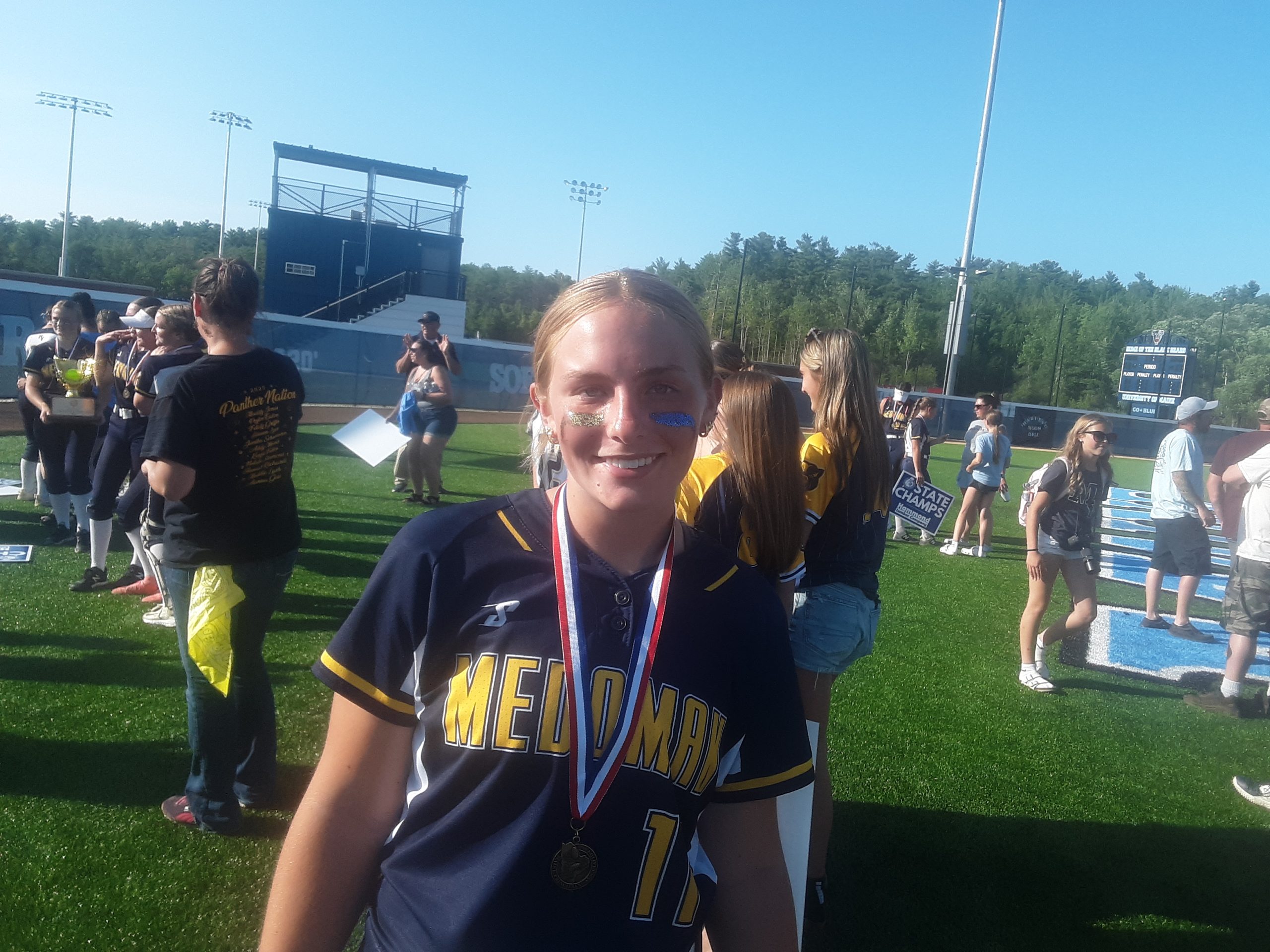 Medomak Valley sophomore pitcher shuts out Hermon in Class B softball state final