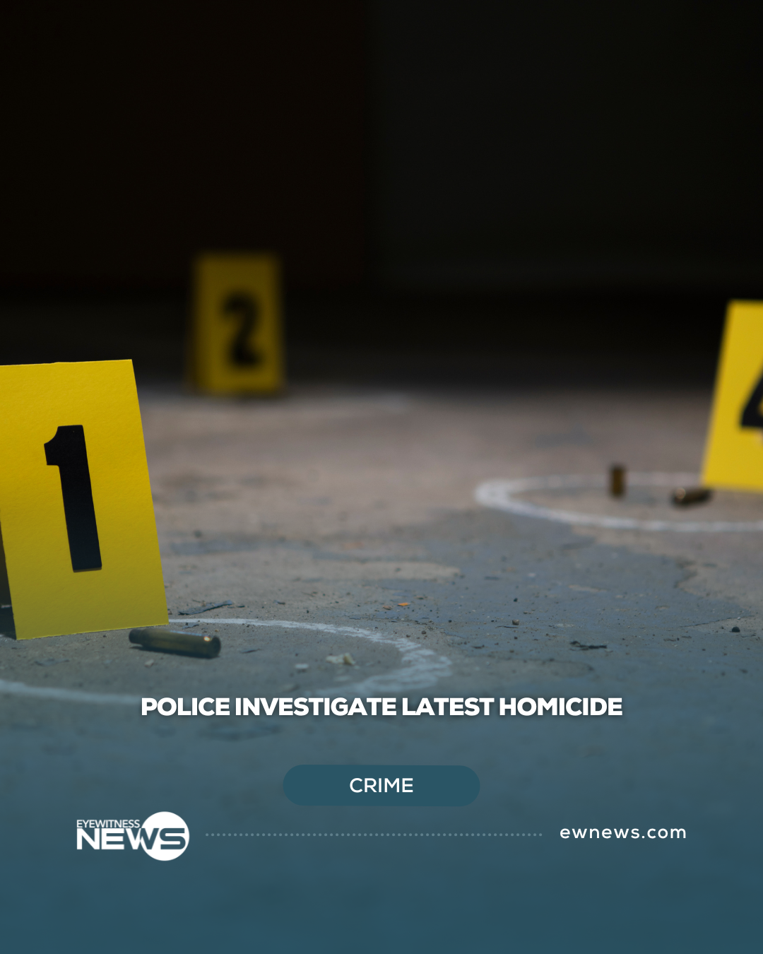 Police investigate latest homicide