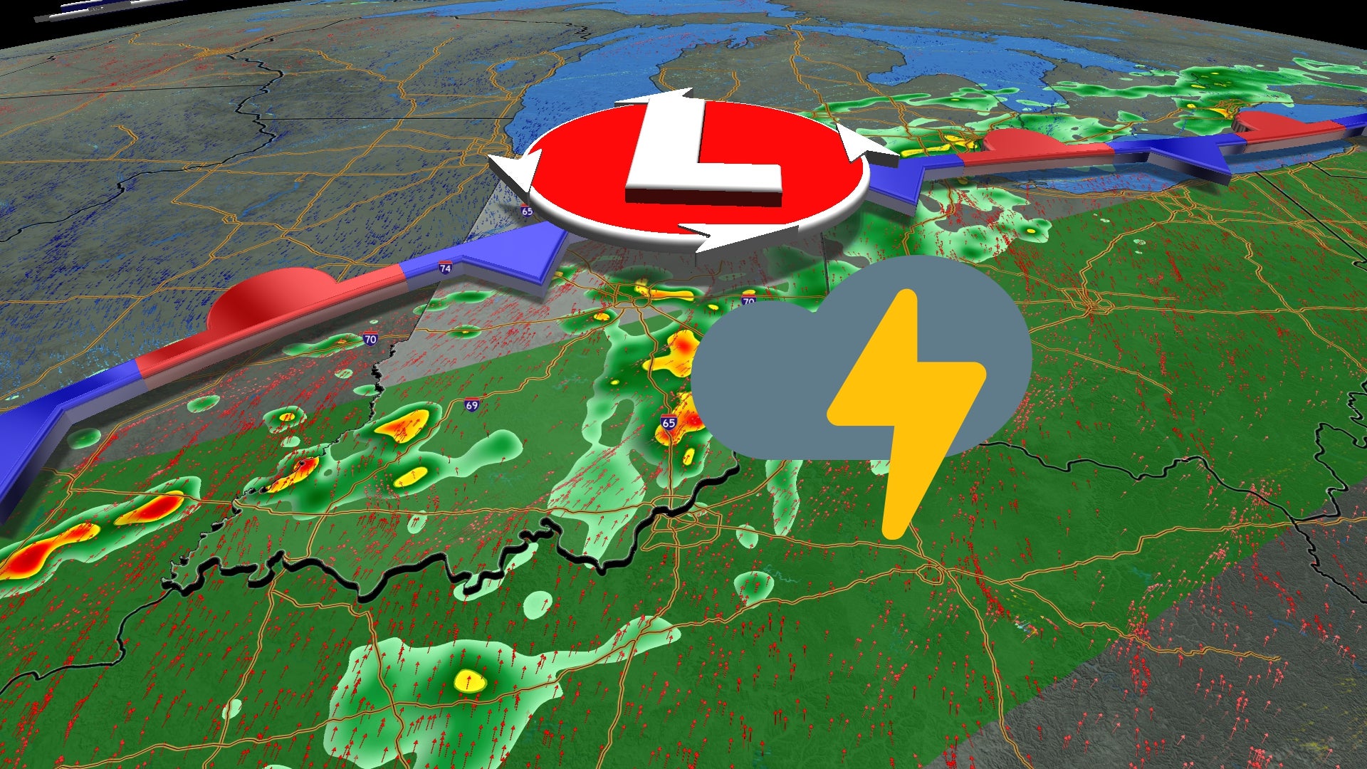 Rain and storms possible in central Indiana through weekend - Indianapolis News | Indiana Weather | Indiana Traffic