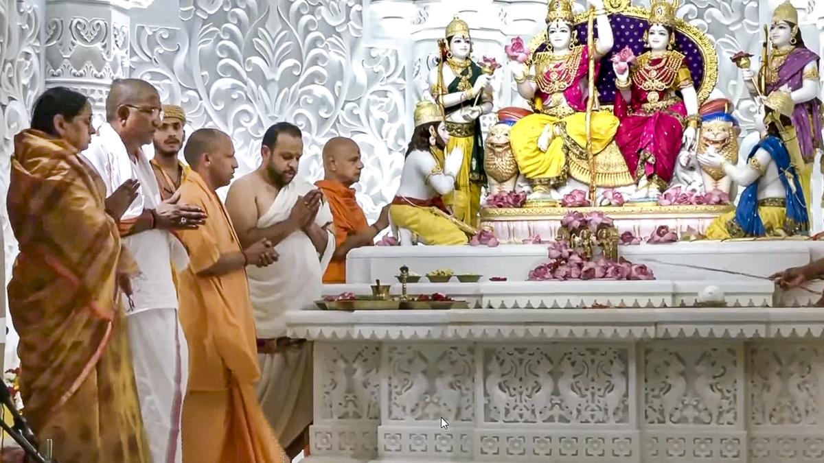 Ram Temple moves towards completion, idol of ‘Raja Ram’ consecrated