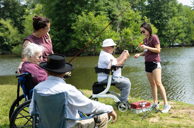 SLIDE SHOW: Horizon seniors, staff take fishing trip to Basil Griffin
