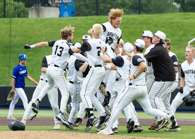 SLIDE SHOW: Spartans rally to win opening round of state tournament