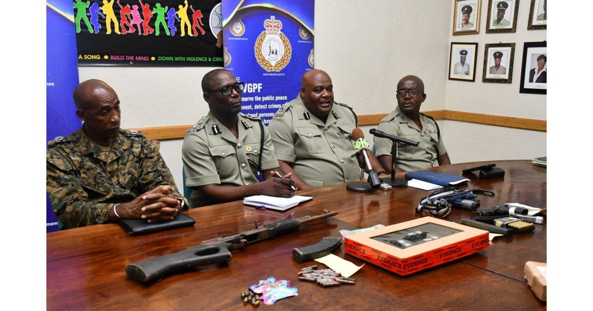 SVG: Illegal firearms seized in major police operation