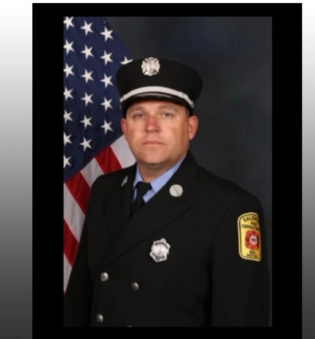 Salisbury Fire Department's Captain Bryan Lewis is honored with new street sign unveiling