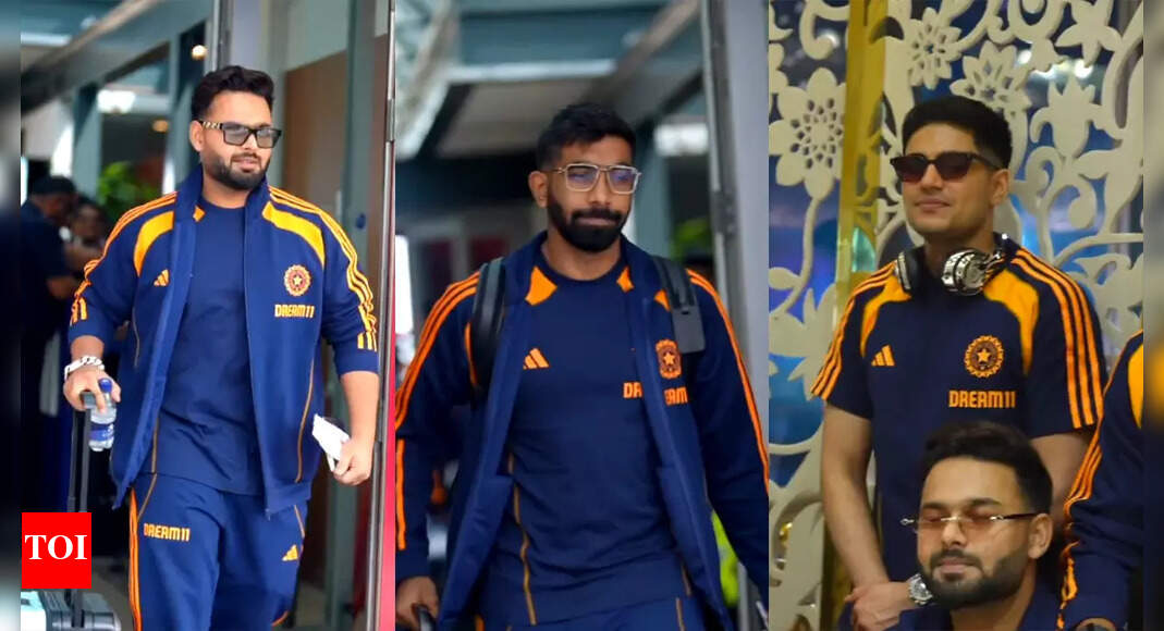Smiles, shades and a new era: Team India arrives in England for five-match series; first Test begins on June 20 | Cricket News