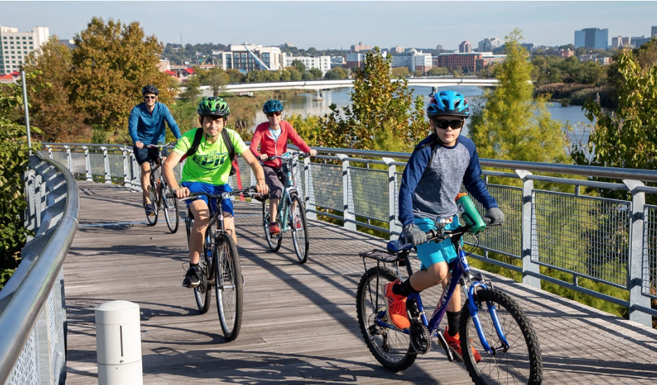 The helmet loaners will be available at three locations along the Wilmington trail.
