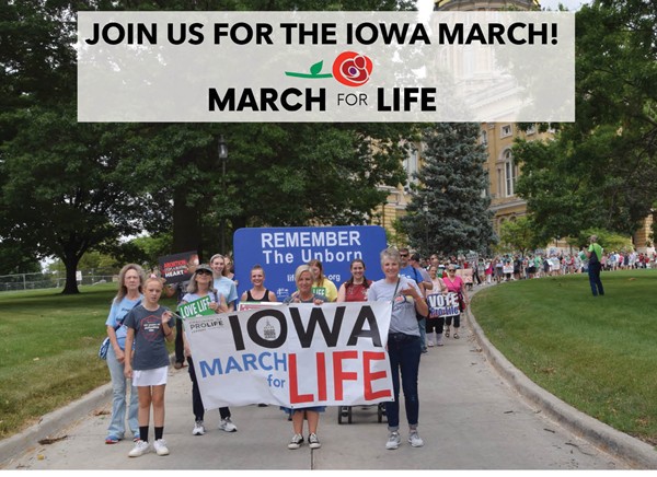 Third Iowa March for Life is Saturday