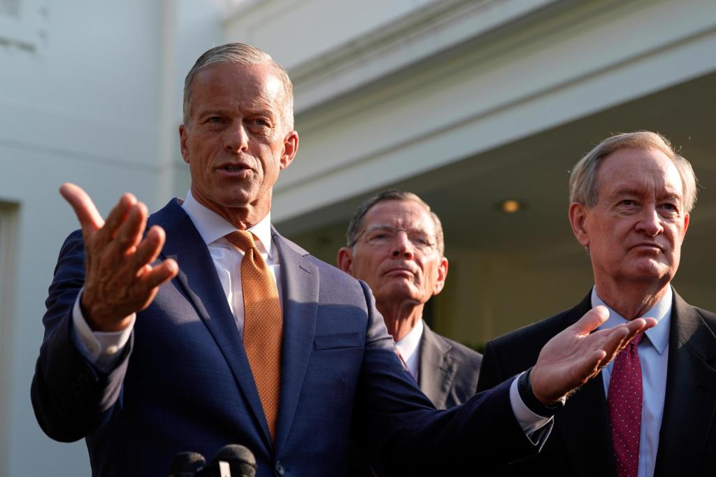 Thune's first big test as Senate leader arrives with Trump's tax bill
