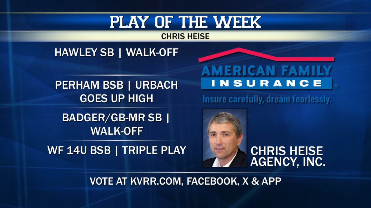 Time to vote for the Chris Heise Play of the Week!