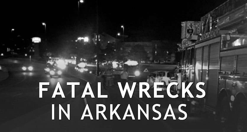 Two people killed, one person injured in Arkansas wrecks over 18-hour period