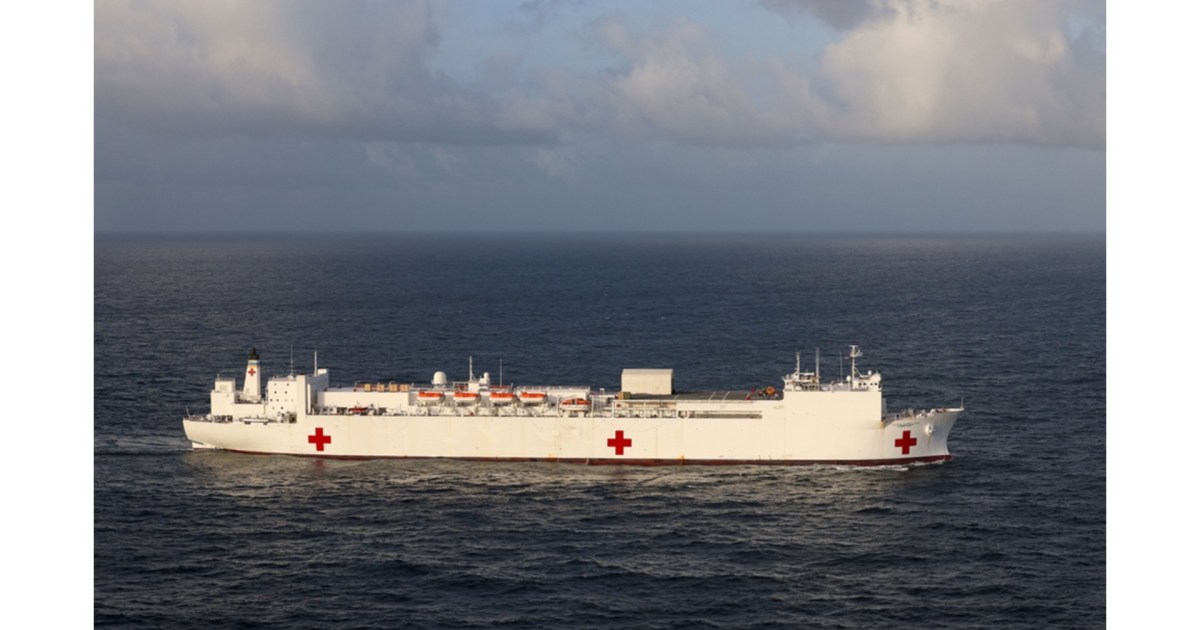 USNS Comfort in Grenada Port with Continuing Promise 2025