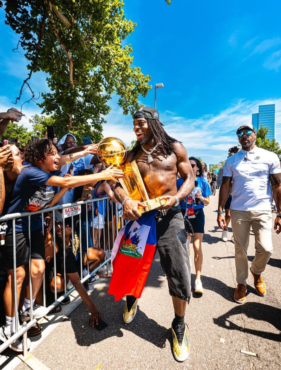 Watching OKC star Lu Dort wear the Haitian flag inspires fans in Haiti