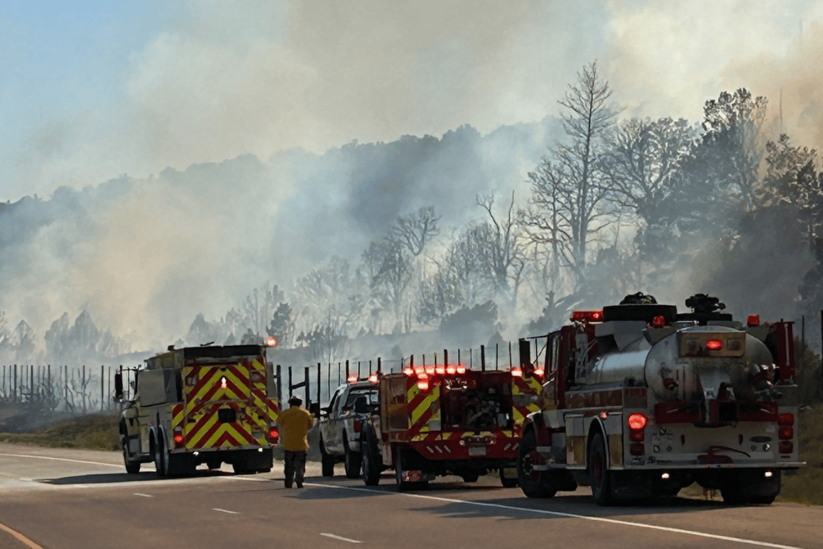 Westbound I-70 closed, evacuations in Eagle County near Wolcott