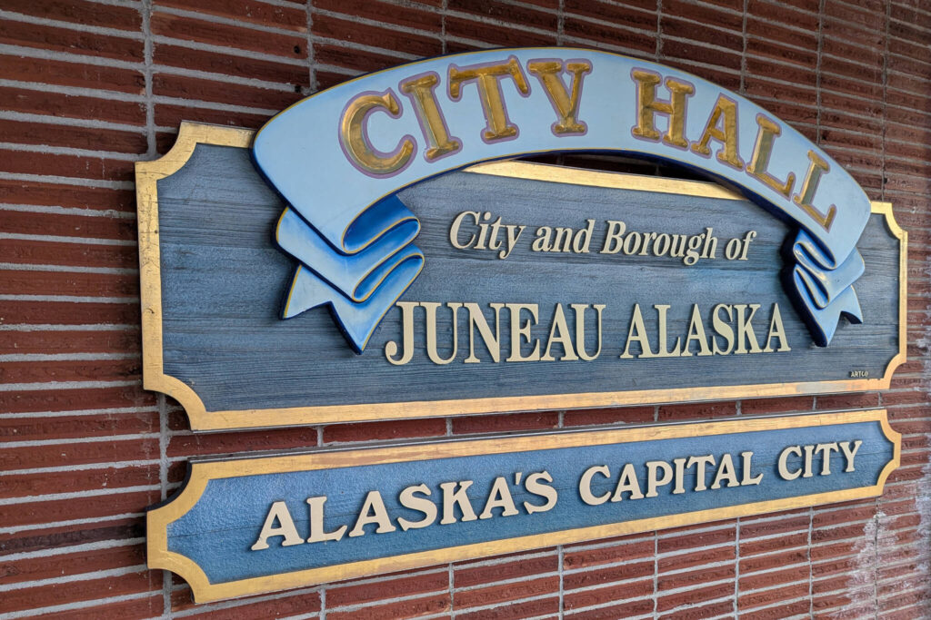 City and Borough of Juneau City Hall is photographed on July 12, 2025, in Juneau, Alaska. (Photo by Erin Thompson/Juneau Empire file)