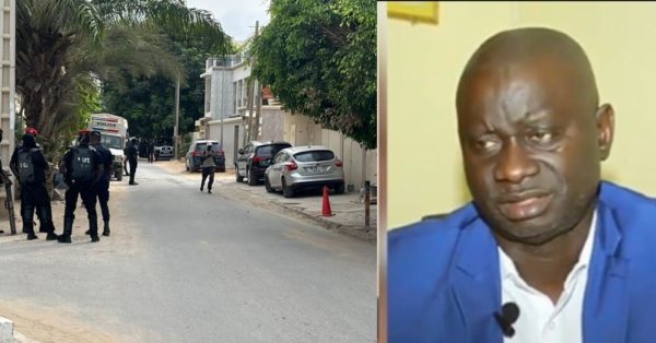 Police raid, Diop ISEG expelled from his house (photos)