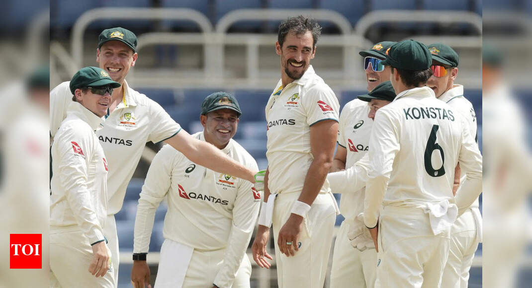 WI vs AUS 3rd Test: Mitchell Starc, Scott Boland wreak havoc as West Indies bowled out for just 27 runs | Cricket News