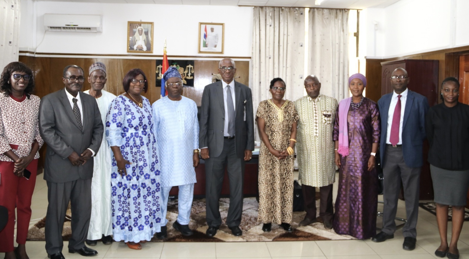 ACDHRS Governing Council pays courtesy visit to Chief Justice Jallow
