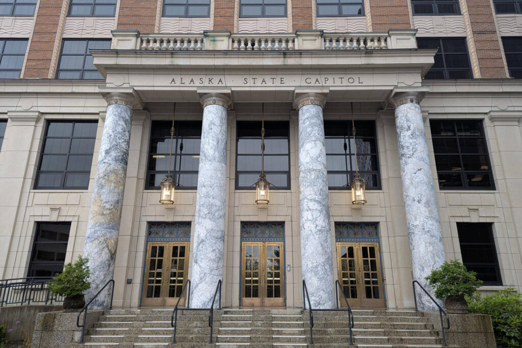 The Alaska Capitol is photographed Friday, July 11, 2025, in Juneau, Alaska. (Photo by Erin Thompson/Juneau Empire)