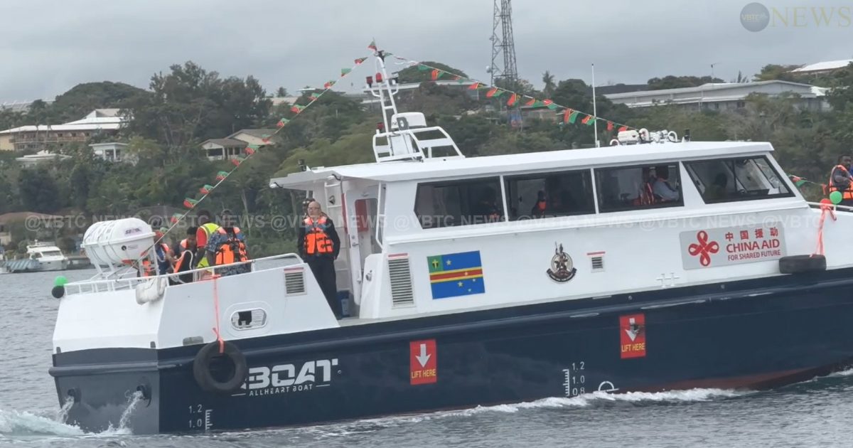 China Donates Patrol Boats Worth $2 Million (VT 238 Million)