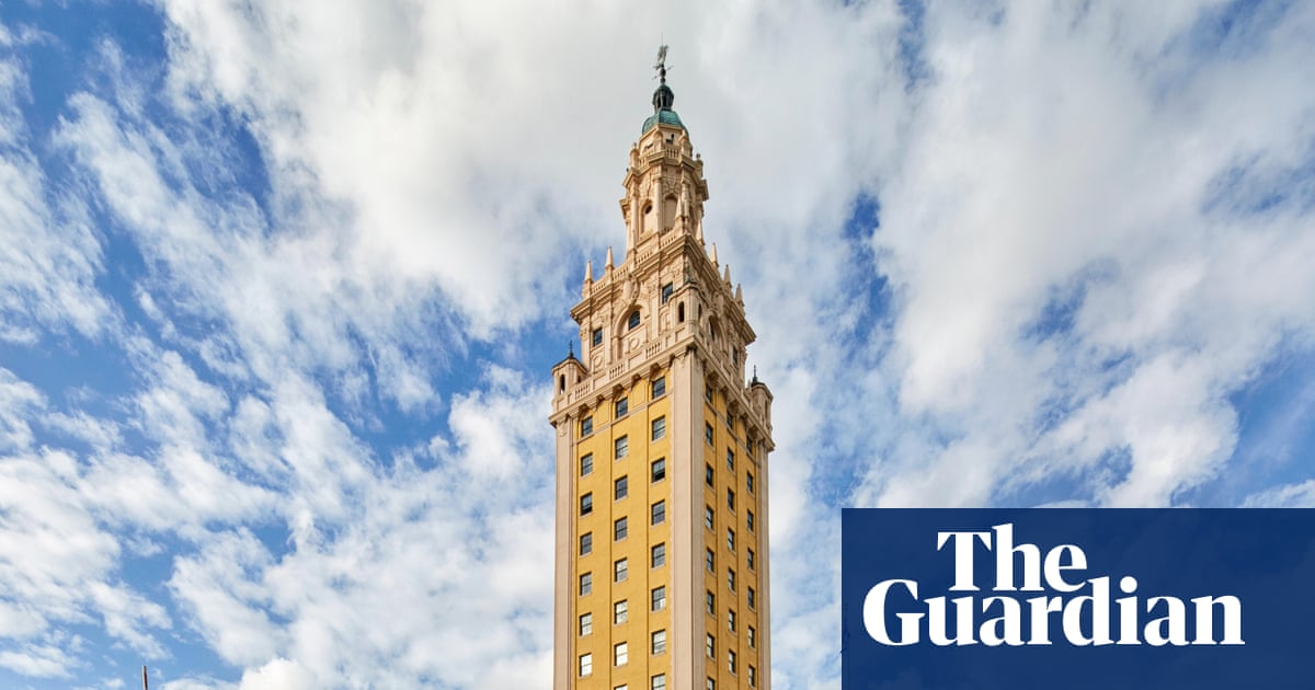 Exiled child returns to Miami’s Freedom Tower: ‘They massacred my teddy bear’ | US news