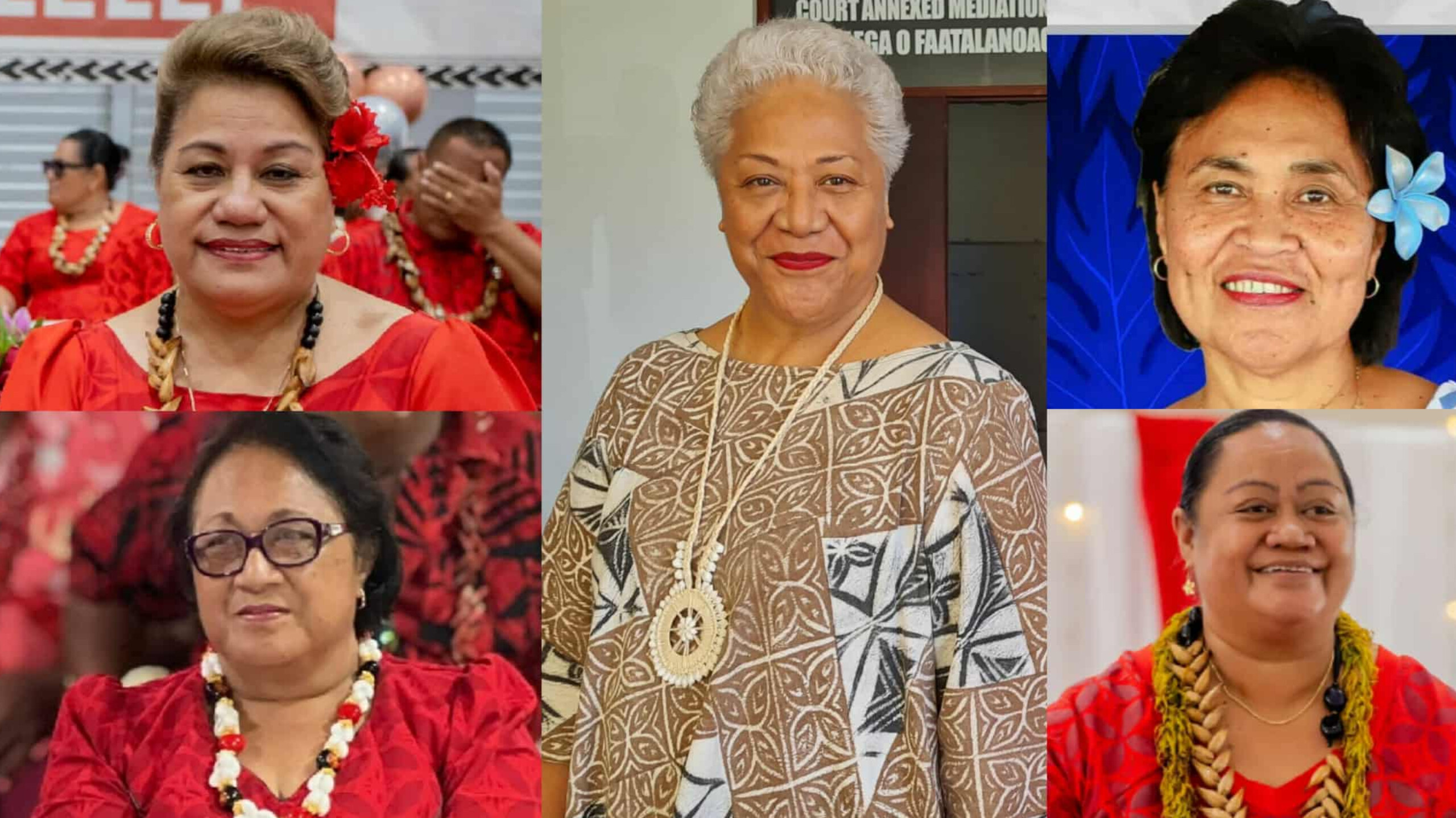 Five Women have won their Seats in the Preliminary Count of Samoa’s General Elections
