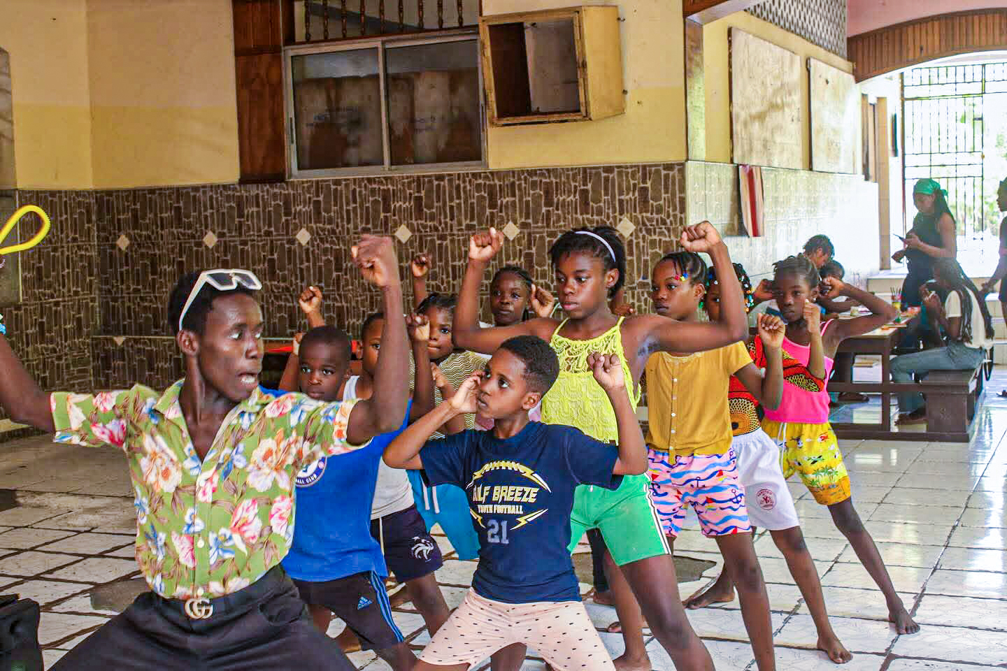 Haitian children enjoy rare moment of recreation and learning at ‘For the Kids’ camp