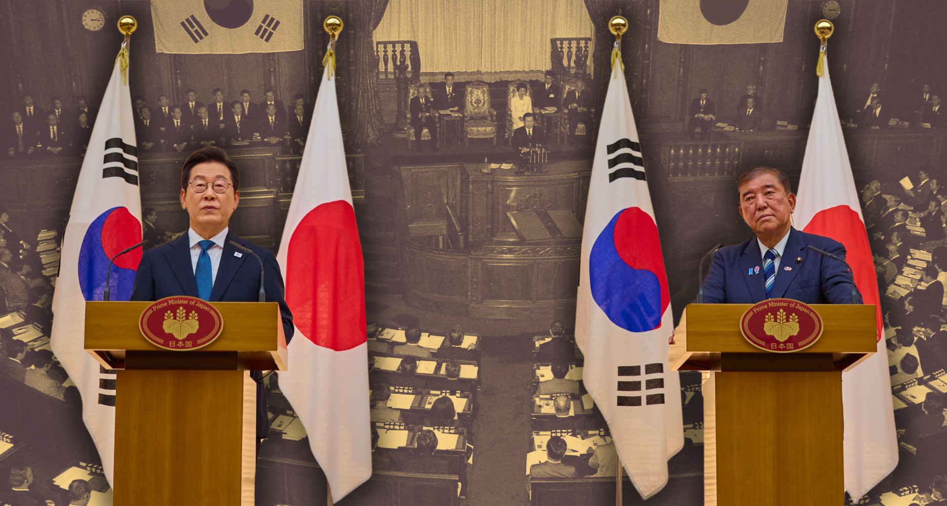 Lee-Ishiba summit signals unity but fails to narrow gaps on China and history