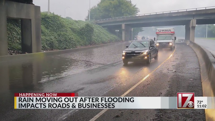 Monday's flooding closes part of Capital Boulevard in Raleigh, local businesses feeling the effect