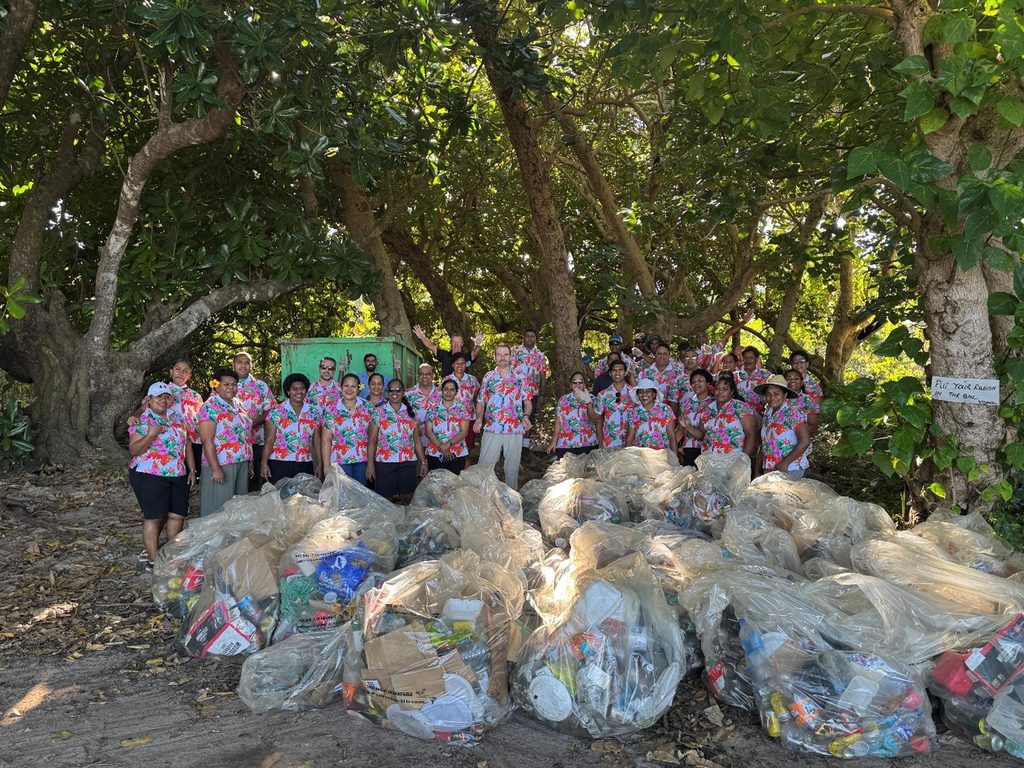 Resort champions clean-up, bags 700kg debris