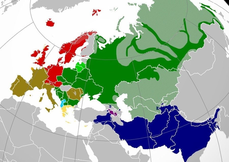 Indo-European Languages map