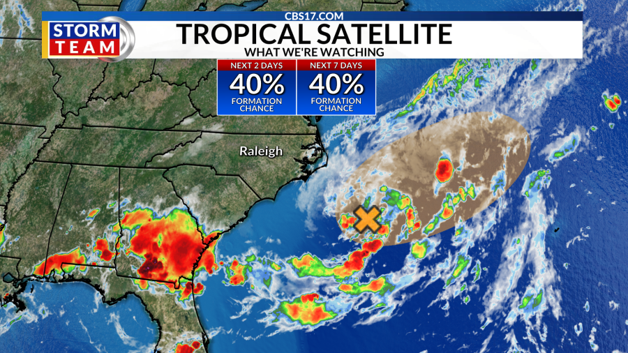Tracking The Tropics: National Hurricane Center watching two areas for potential Tropical Development