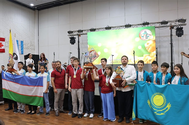 Uzbeks Take Second Place at U-16 Chess Olympiad in Colombia