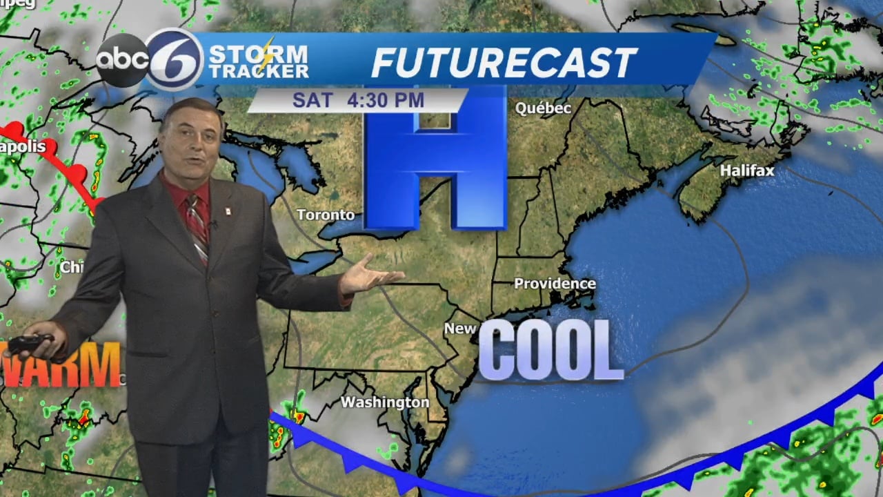 A warm Friday then a cool weekend