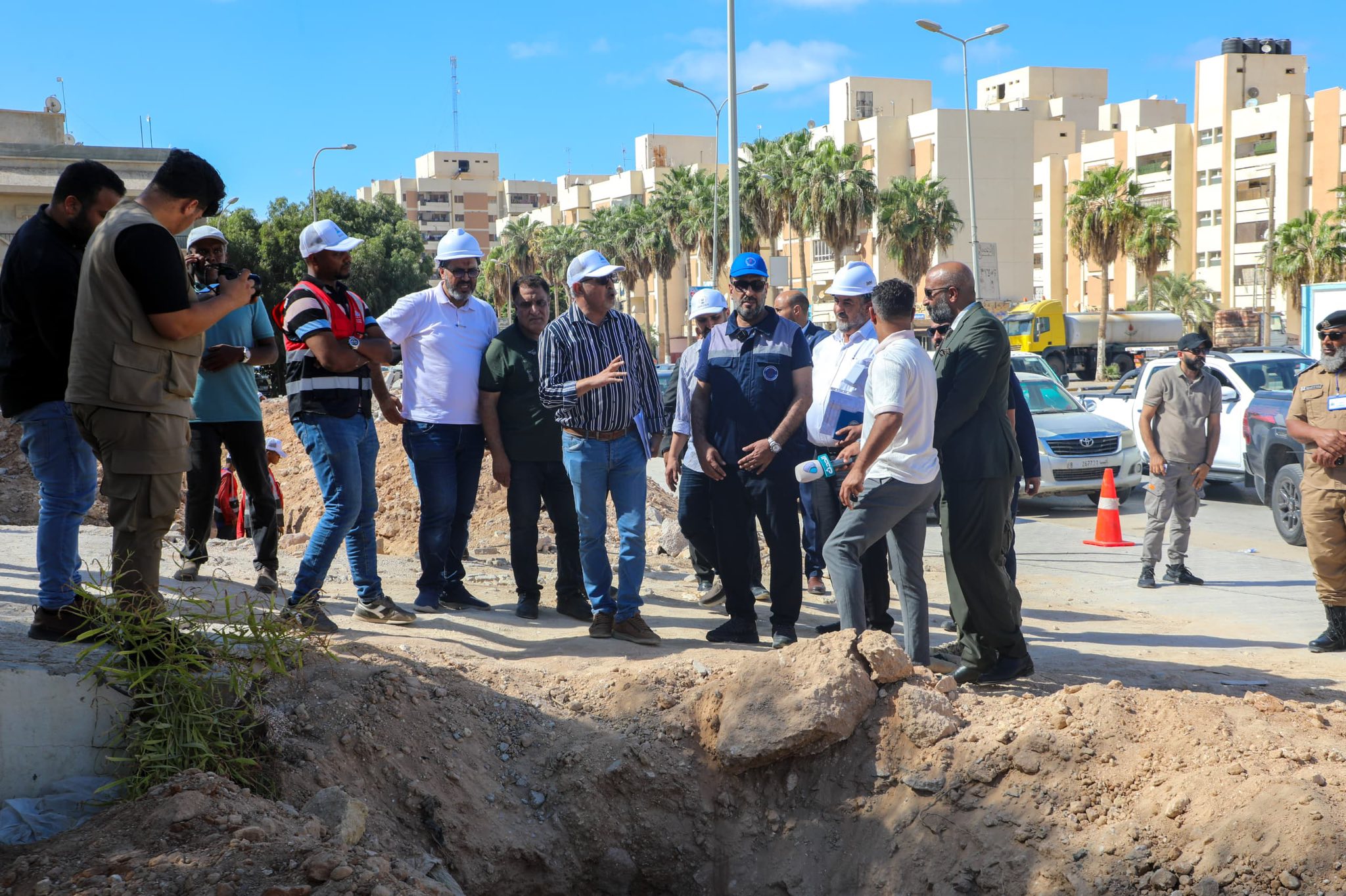 Al-Badri inspects the Benghazi stations connection project in its final stages