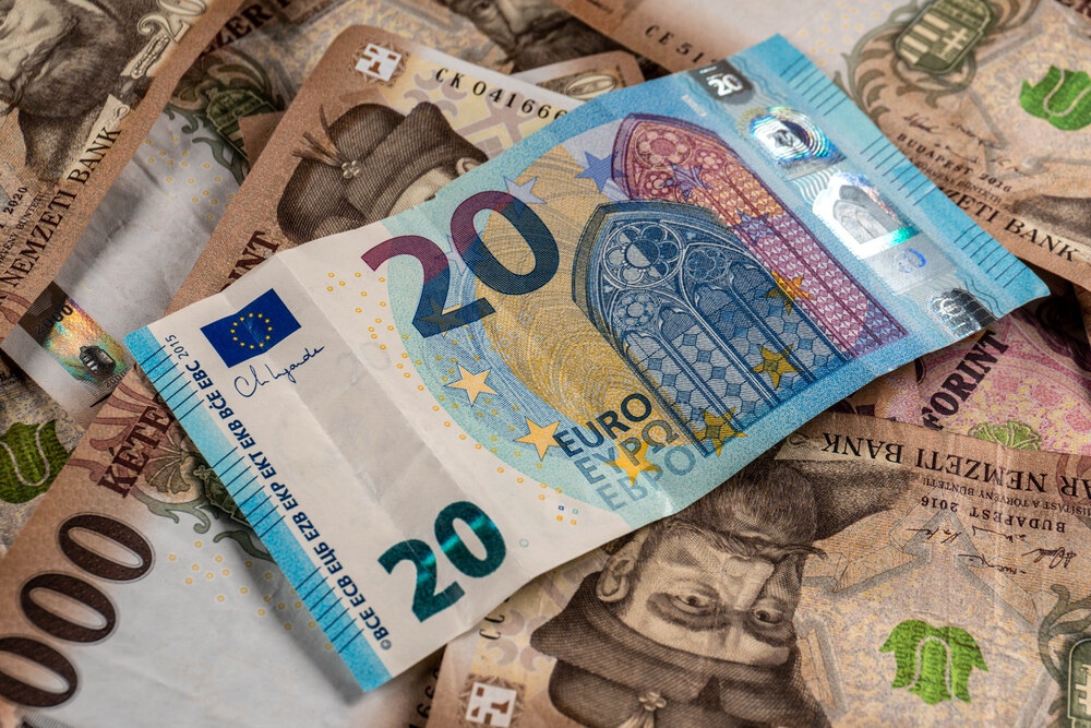 forint euro currency market economy euro to Hungarian forint exchange rate