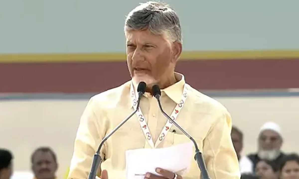 Chandrababu addresses at 'Super Six' meeting, says super six initiatives became success