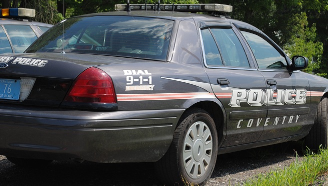 Coventry police searching for truck driver after crash