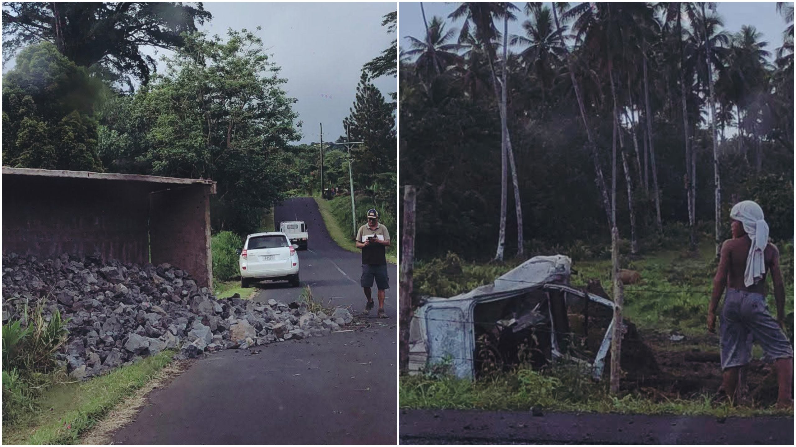 Cross Island Road Tragedy: One Death as 2 Separate Incidents are Recorded of Vehicles Veering-off Cross Island Road