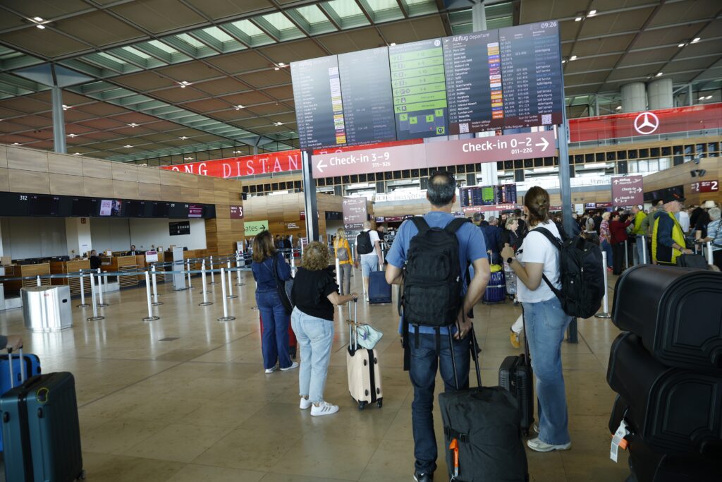 Delays at Berlin and Brussels airports as cyberattack hits check-in